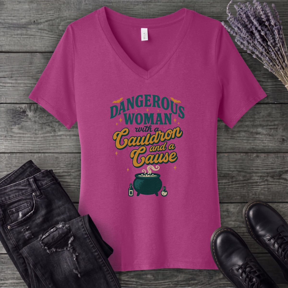 dangerous woman V-Neck T-Shirt