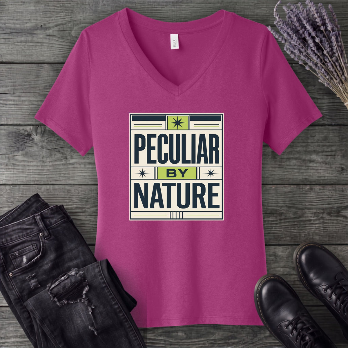 Peculiar By Nature V-Neck T-Shirt