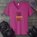 I Got Stuffed V-Neck T-Shirt
