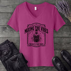 Mixing The Vibes V-Neck T-Shirt