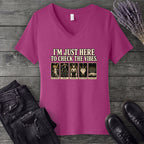 Check The Vibes V-Neck T-Shirt