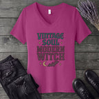 Vintage Soul Modern Witch V-Neck T-Shirt