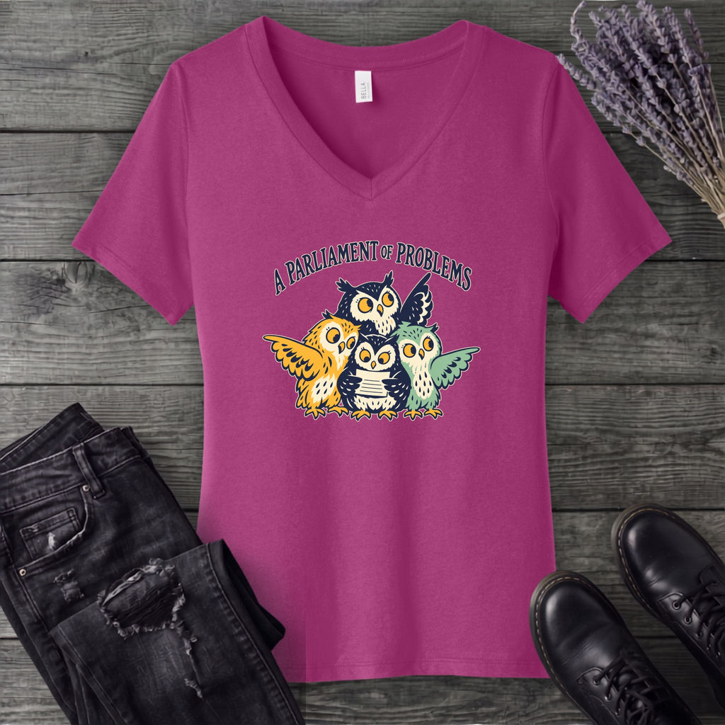 A Parliament Of Problems V-Neck T-Shirt
