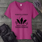 Surround Yourself With Intelligent Troublemakers V-Neck T-Shirt