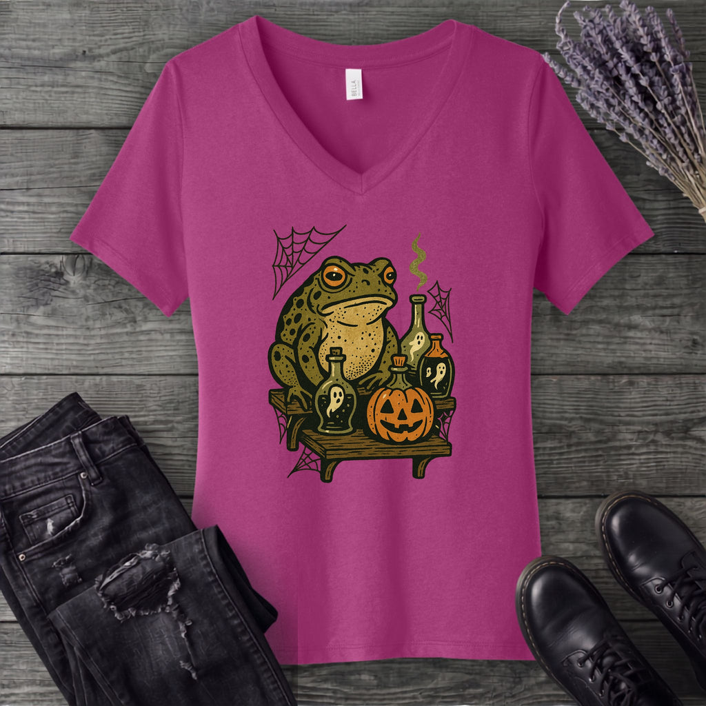 Toad Apothecary V-Neck T-Shirt