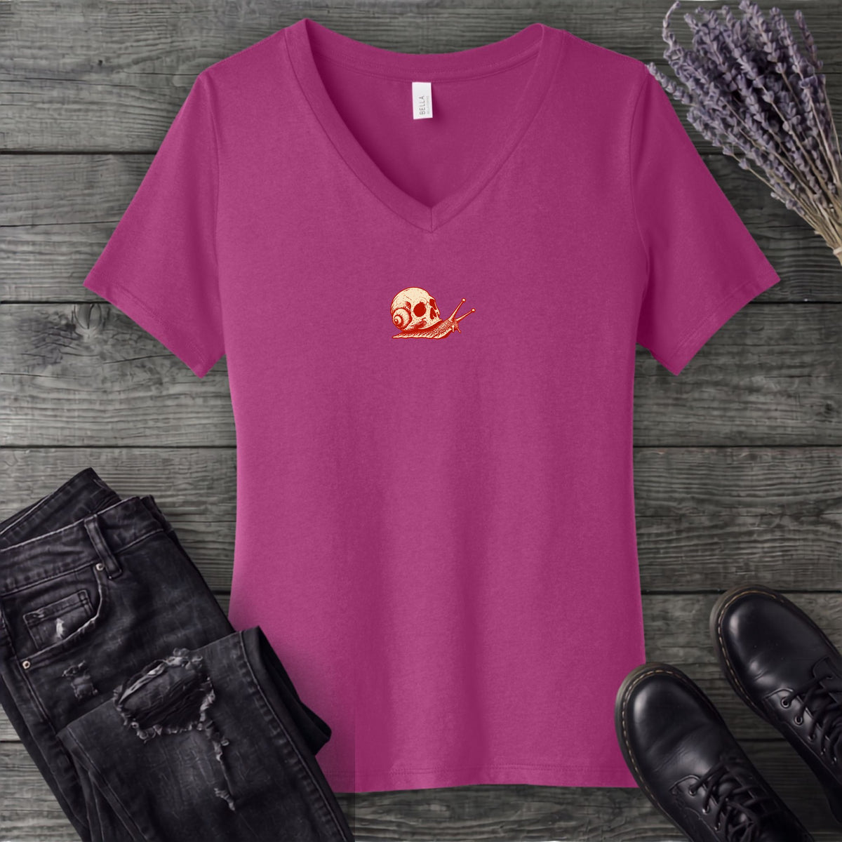 Snail's Pace V-Neck T-Shirt