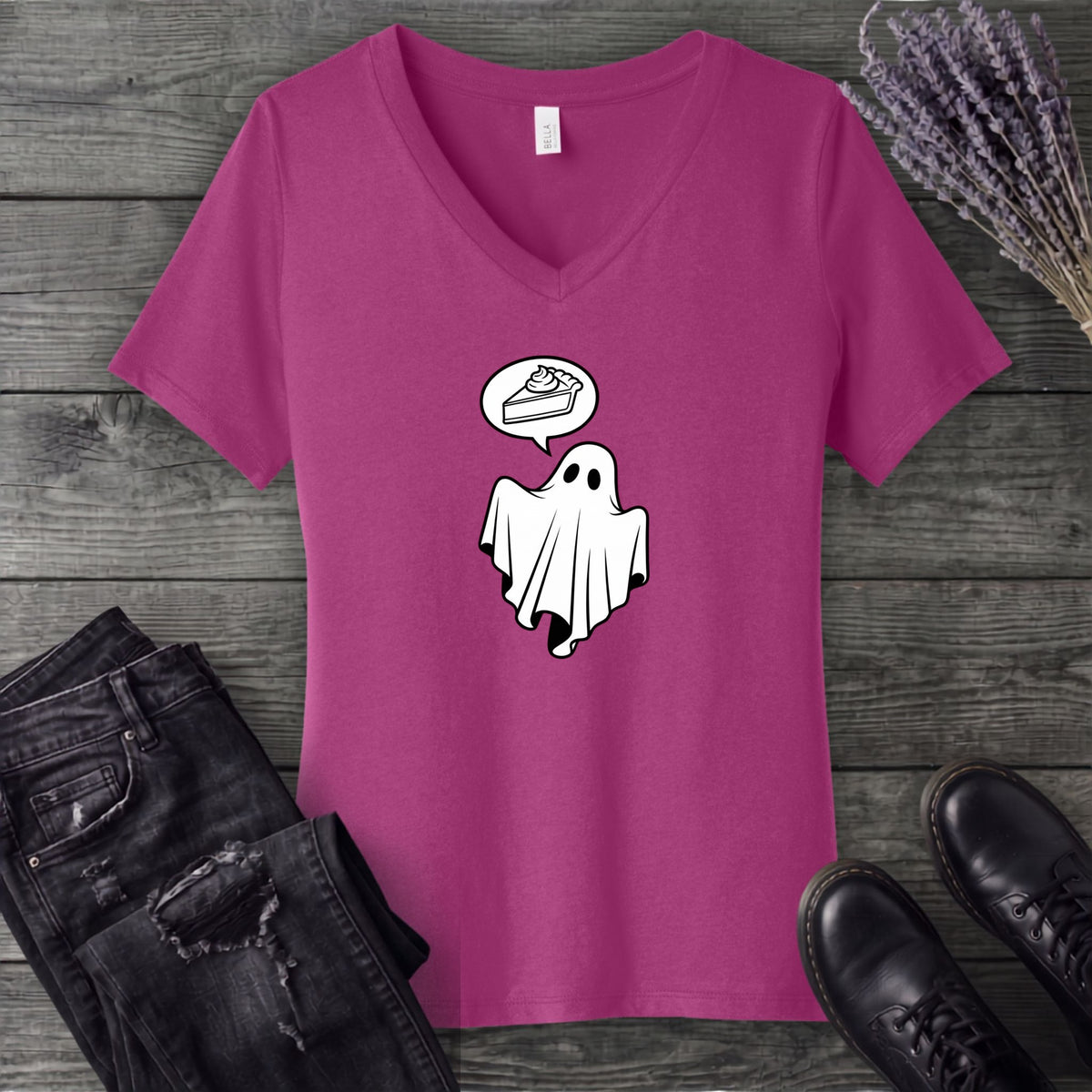 Ghost Pie Dream V-Neck T-Shirt