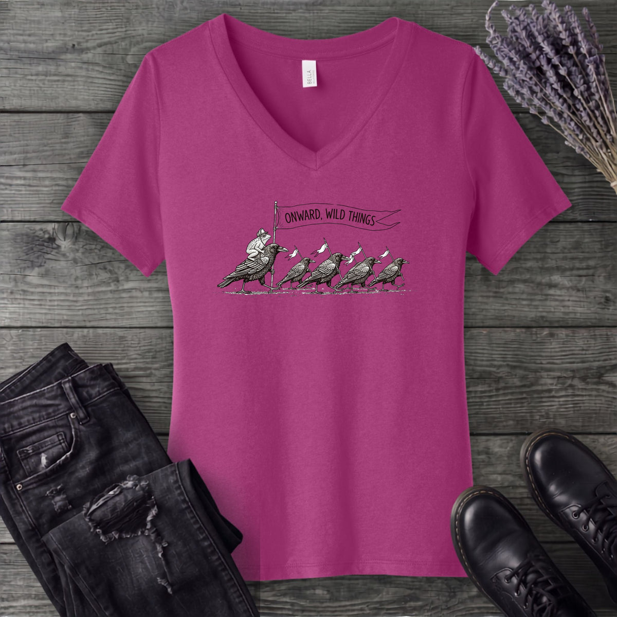 Onward Wild Things V-Neck T-Shirt