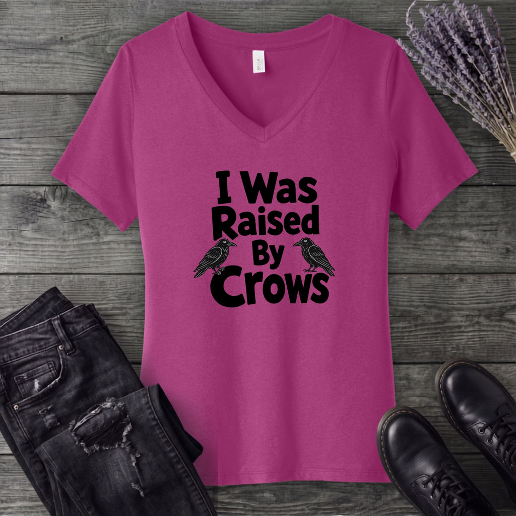 Raised By Crows V-Neck T-Shirt
