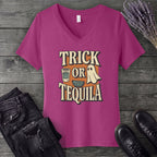 Trick-Or-Tequila V-Neck T-Shirt