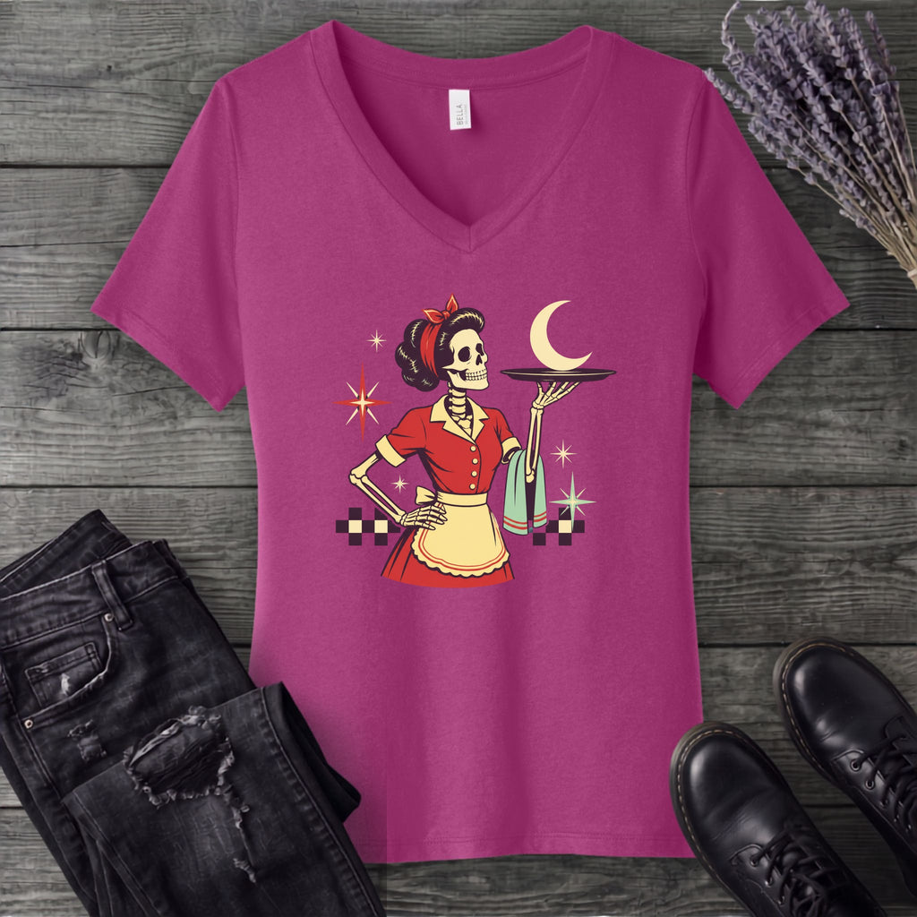 Serving V-Neck T-Shirt