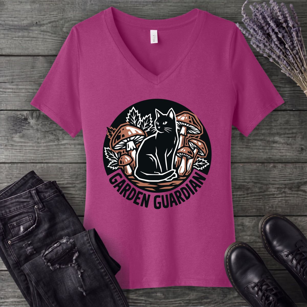 garden guardian V-Neck T-Shirt