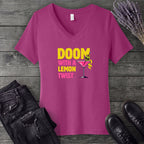 Doom With A Lemon Twist V-Neck T-Shirt