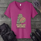 Brains Are Weird V-Neck T-Shirt