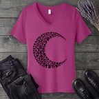 moonlit mushrooms V-Neck T-Shirt