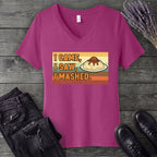 I Came I Saw I Mashed V-Neck T-Shirt