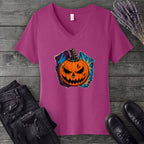 Punk-in V-Neck T-Shirt