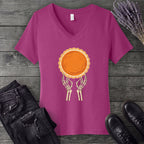 Skeleton Pie V-Neck T-Shirt