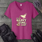 Its Gravy Time Baby V-Neck T-Shirt