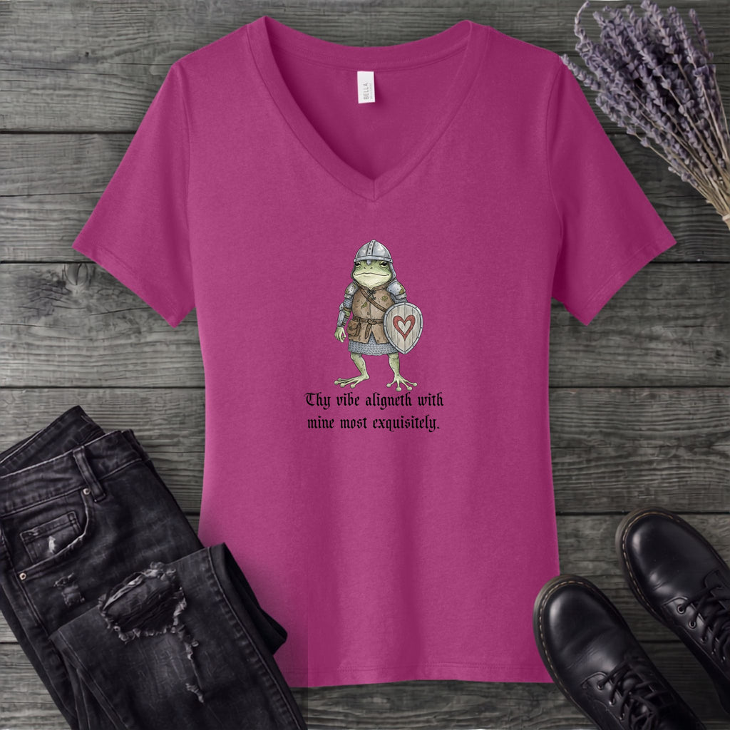 Vibes Alignith V-Neck T-Shirt