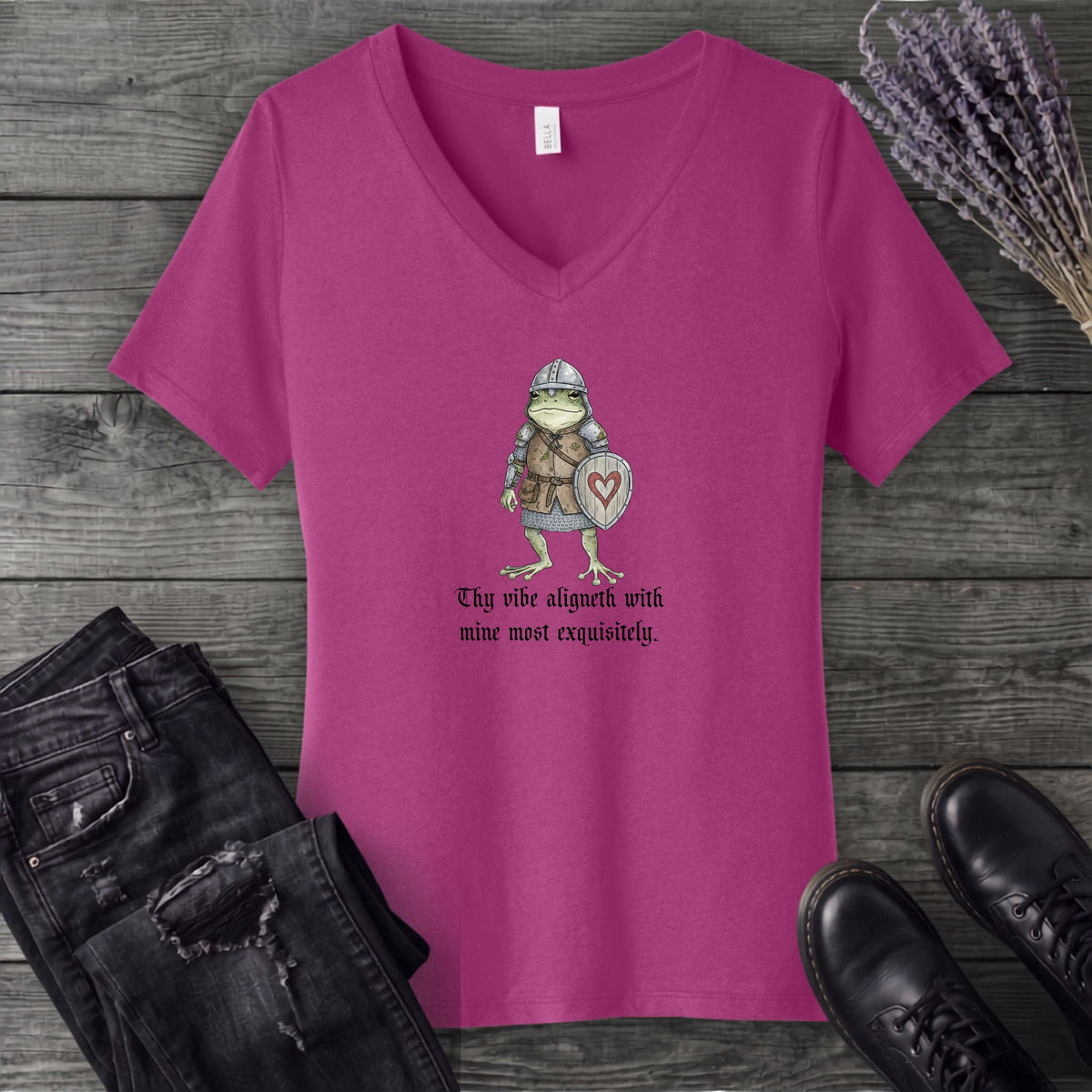 Vibes Alignith V-Neck T-Shirt
