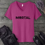 Mortal Skull V-Neck T-Shirt