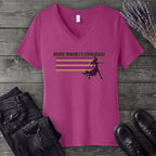 Imagine Thinking I'm Approachable V-Neck T-Shirt