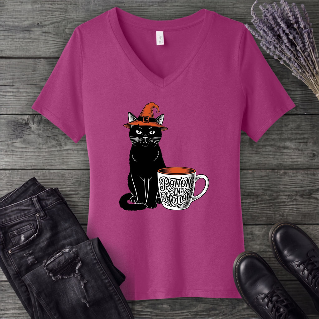 Potion In Motion V-Neck T-Shirt