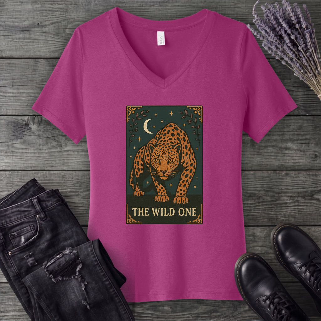 The Wild One Tarot V-Neck T-Shirt