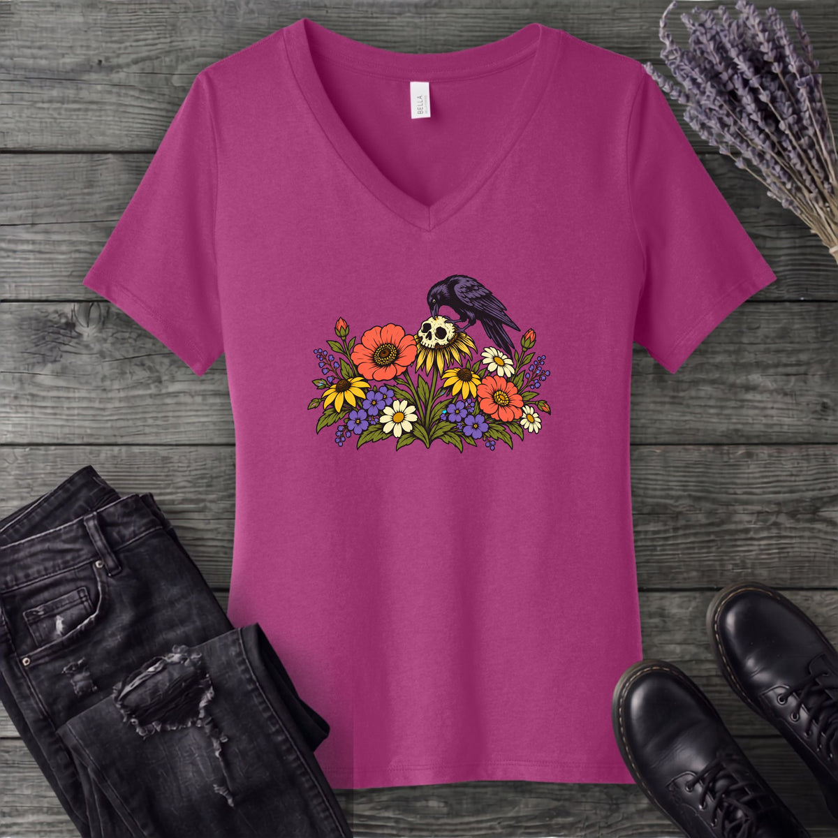 A Beautiful Omen V-Neck T-Shirt
