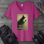 No Warnings V-Neck T-Shirt
