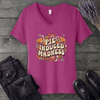 Pie Induced Madness V-Neck T-Shirt