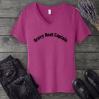 Gravy Boat Captain V-Neck T-Shirt
