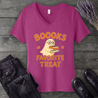 Books Are My Favorite Treats V-Neck T-Shirt