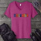 Halloween Icons V-Neck T-Shirt