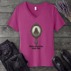Some Reflections Never Fade V-Neck T-Shirt