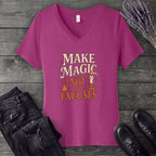 Make Magic Not Excuses V-Neck T-Shirt