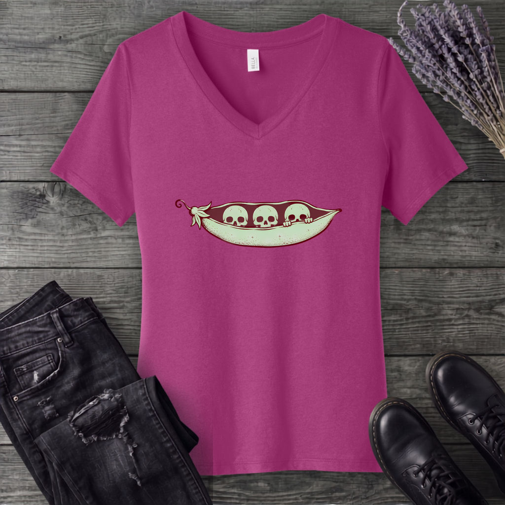 Rest In Peas V-Neck T-Shirt