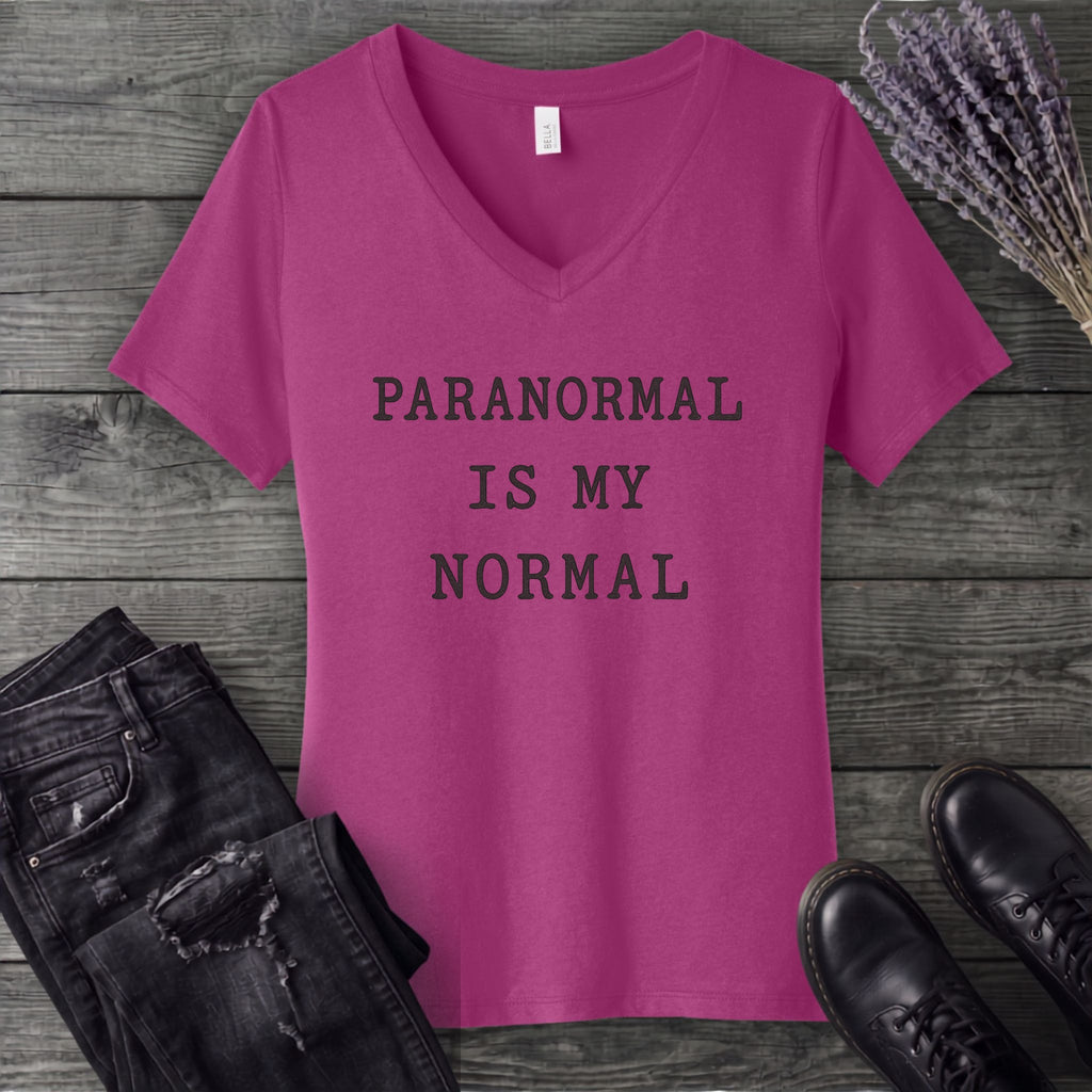 Paranormal Is My Normal V-Neck T-Shirt