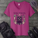 Seeker Of Secrets V-Neck T-Shirt