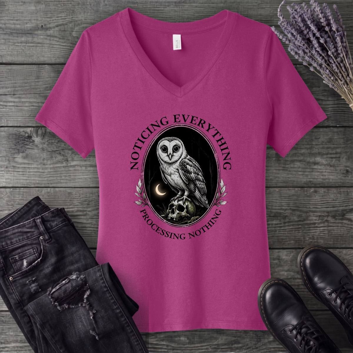 Noticing Everything V-Neck T-Shirt