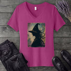 Brambles And Shadows Witch V-Neck T-Shirt