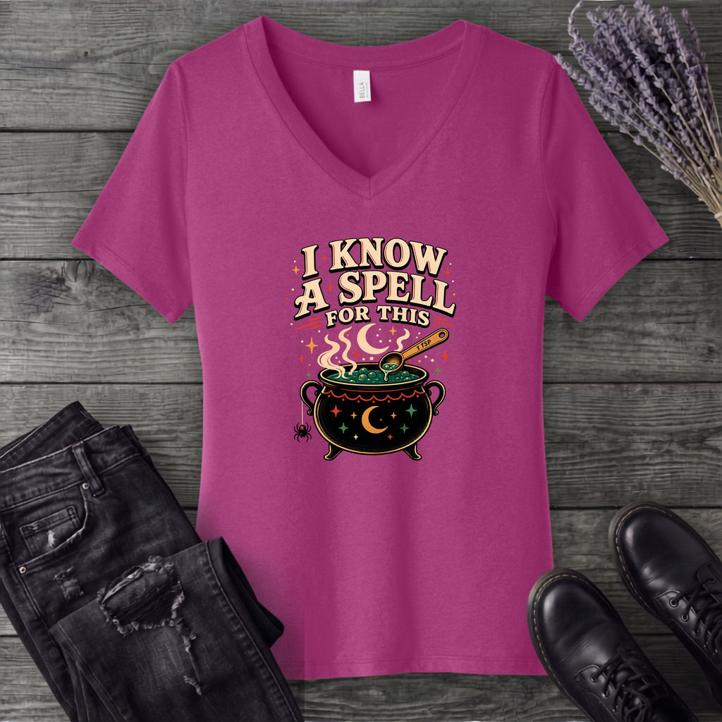 I know A Spell V-Neck T-Shirt