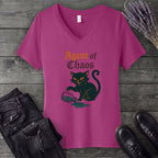 agent of chaos V-Neck T-Shirt