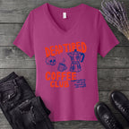 Dead Tired Coffee Club V-Neck T-Shirt