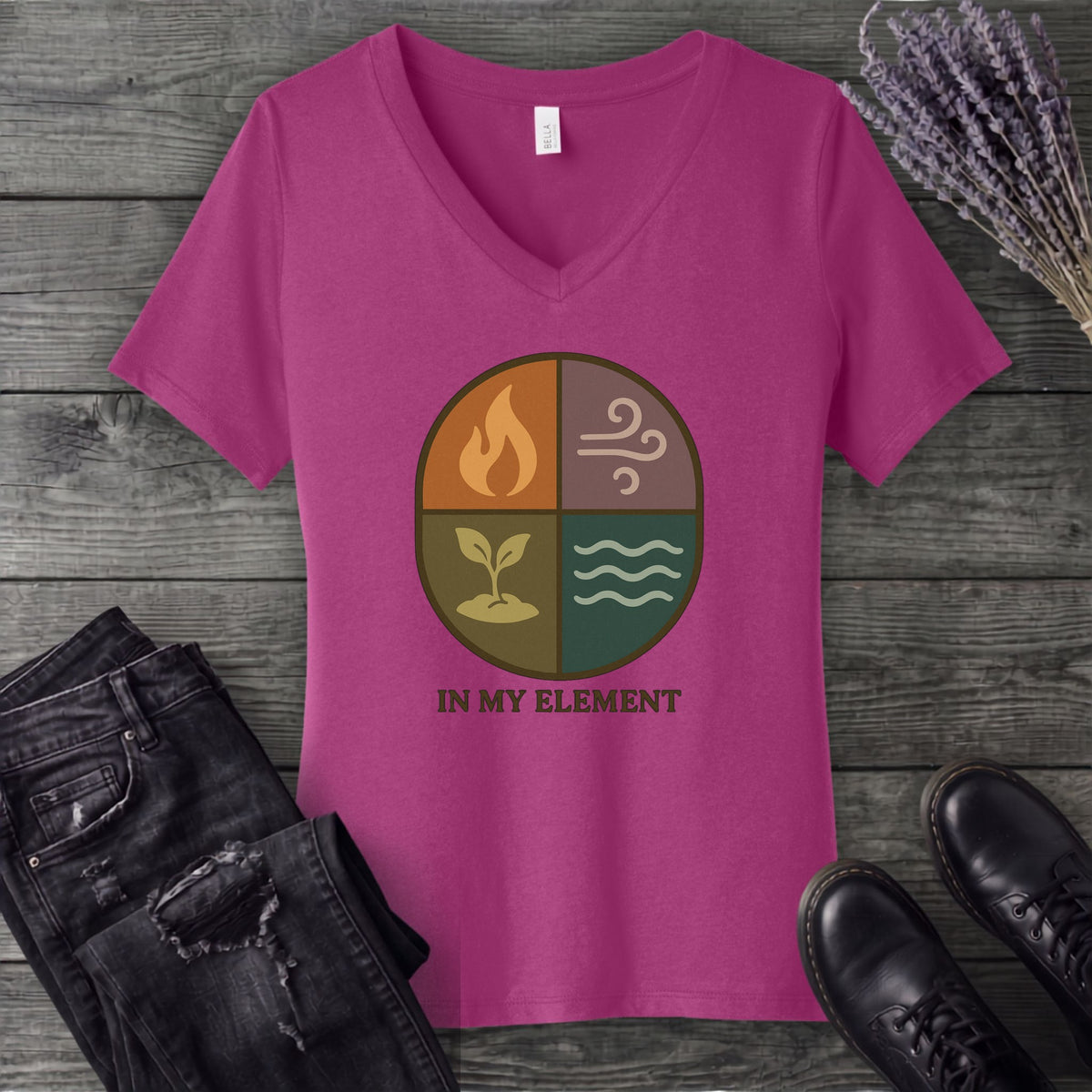 In My Element V-Neck T-Shirt