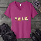 ghost yoga V-Neck T-Shirt