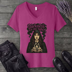 Darkness Is My Light V-Neck T-Shirt