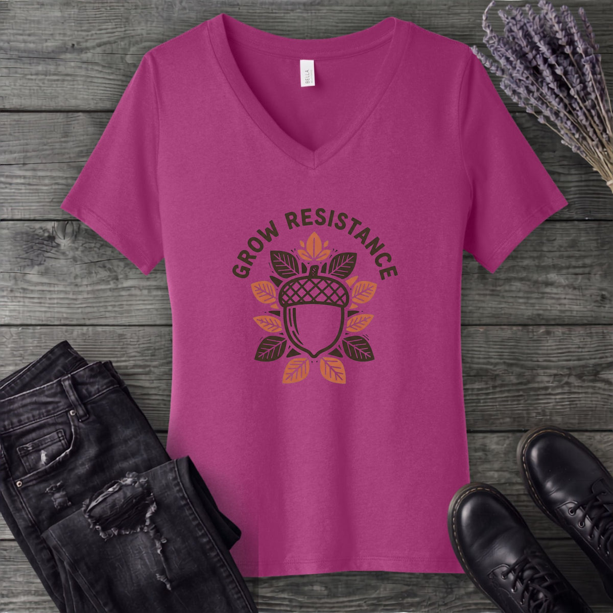 Grow Resistance V-Neck T-Shirt
