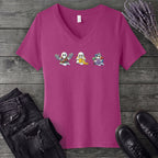 ghost_trio_knitting V-Neck T-Shirt